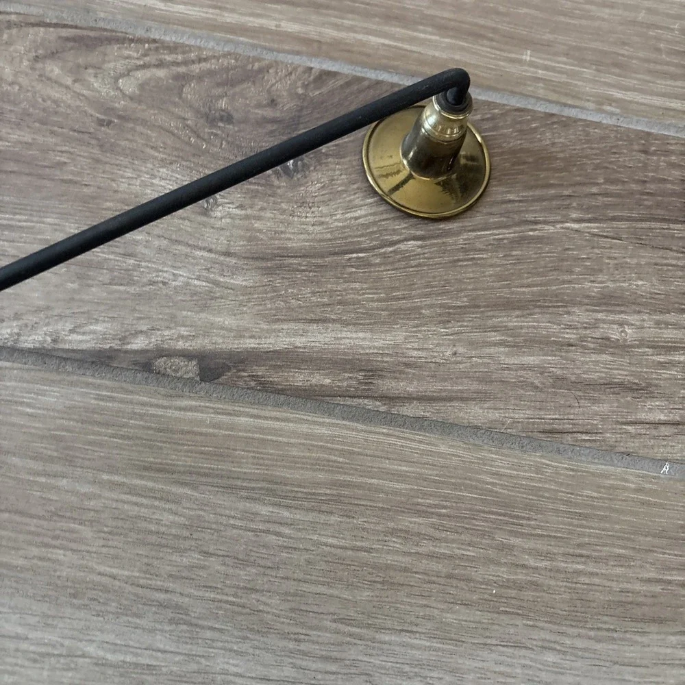 Vintage Brass and Black Wrought Iron 17